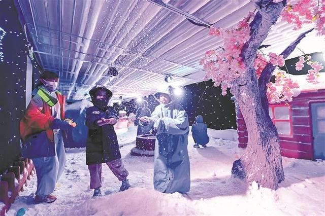 潍坊青州：“冰雪世界”享清凉