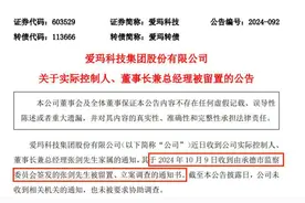 百亿富豪被留置！电动两轮车龙头“地震”图片