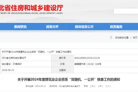 河北开展建企资质“双随机、一公开”核查工作图片