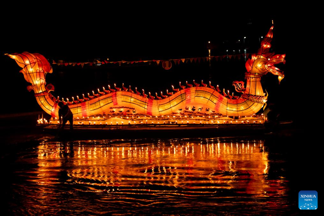 Boun Lai Heua Fai held in Luang Prabang, Laos