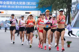 东京世锦赛选拔参赛选手 全国竞走大奖赛合肥开赛图片