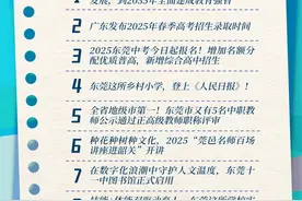 2025东莞中考报名进行中｜教育周视野图片