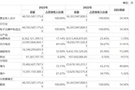 亿纬锂能2023年营收约488亿元 离第四期限制性股票激励计划行权“一步之遥”图片