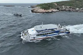 宁波象山渔山岛旅游航线恢复运营图片