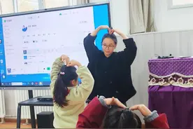 西安市浐灞第十六小学舞蹈社团活动剪影图片