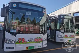 再见了！G64路公交  你好！79路快速公交图片