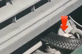 车头“嘶嘶”作响，一条2米眼镜王蛇被拽出！图片