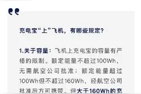 为啥飞机上不能用充电宝？图片