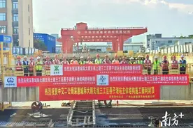 燕子湖站主体结构封顶，深惠城际大鹏支线进度刷新图片