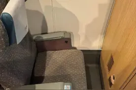 “面壁思过”专座？乘客吐槽高铁特等座腿部空间太狭窄，12306：有的特等座不如一等座舒服图片