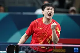 樊振东横扫勒布伦！晋级奥运乒乓球男单决赛图片