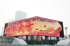 新疆首个超大落地裸眼3D电子屏点亮图片
