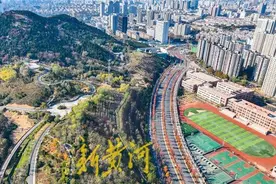 寒冬里的红叶季 “解锁”CBD的冬日美景图片