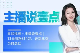 果然视频·主播说壹点｜13天涨粉314万，开封王婆为何走红图片