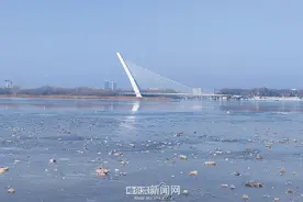 哈尔滨的大冬天从“盼封江”开始｜水文勘测队长说：封江也许只在一夜间图片