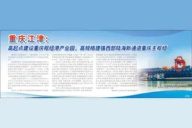 重庆江津：高起点建设重庆枢纽港产业园，高规格建强西部陆海新通道重庆主枢纽图片