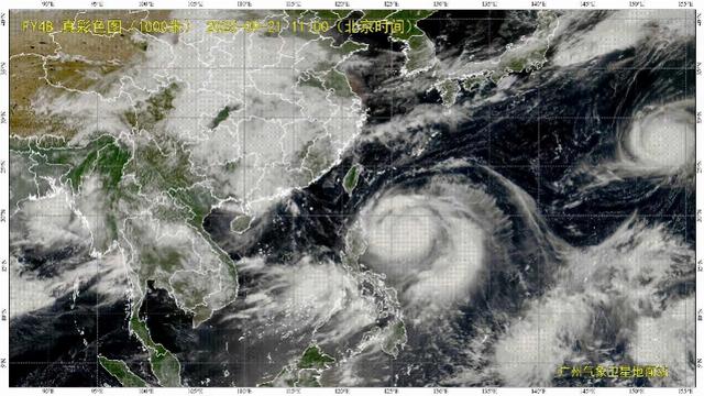 中山台风白色预警：周三有狂风骤雨