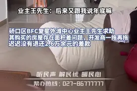 极目帮办|交房一年面积差退款咋这难，开发商销售：今年10月前退款图片