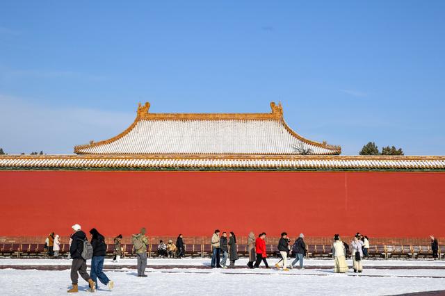 雪后初霁游故宫