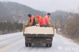广水交通部门风雪坚守保畅通图片