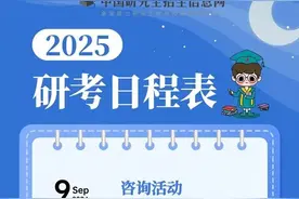 收藏！2025年研考日程表图片