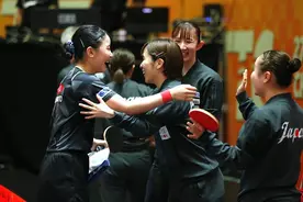 张本美和独得2分 率日乒战胜国乒 登顶亚锦赛女团冠军图片