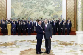 王毅出席中越陆地边界划界二十五周年暨“三个法律文件”签署十五周年纪念活动图片