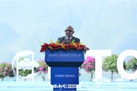 马尔代夫旅游国务部部长萨利赫：贵州文化和旅游融合堪称完美｜聚焦2023国际山地旅游暨户外运动大会图片