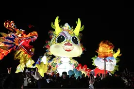 “龙”来了！成都东部新区灯会上新图片
