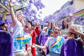 今天，在这片蓝色花海，粤港澳金曲快闪共赴十五运之约图片