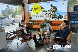 贴心！晋宁环湖南路有了骑行驿站图片