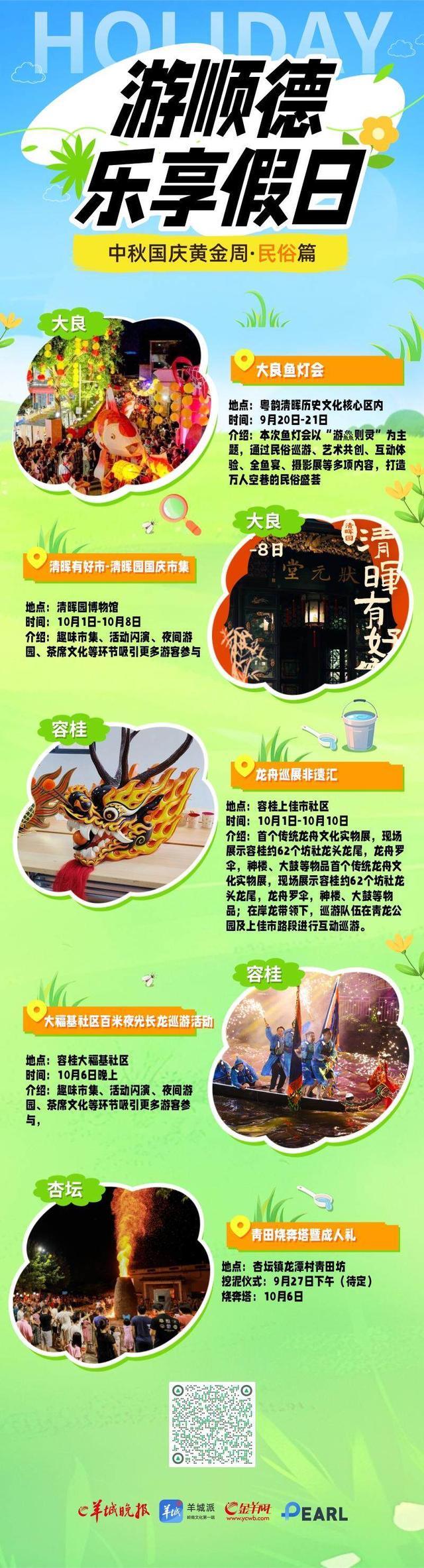 收藏！顺德国庆中秋100+活动攻略，让你8天游玩不重样