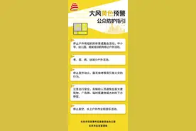 今明两天刮大风！北京市发布大风黄色预警，公众防护指引请收好图片