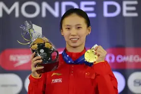 陈芋汐、全红婵，包揽冠亚军图片