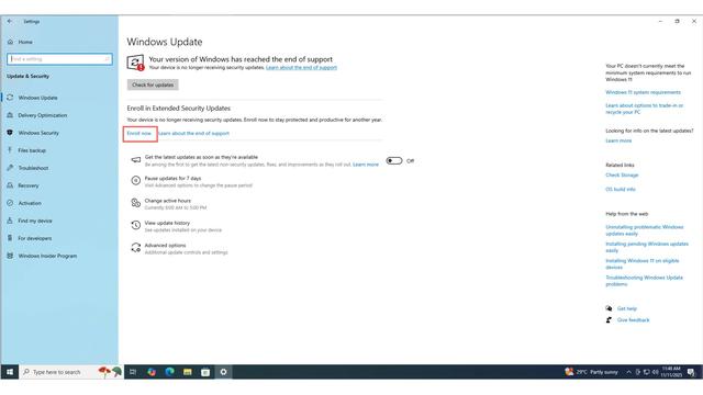 Win10 学院：一文看懂如何为你的 Windows 10 注册扩展安全更新