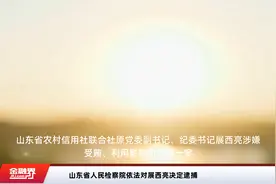 山东省人民检察院依法对展西亮决定逮捕视频封面