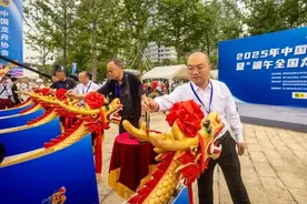 温州传统龙舟大赛精彩启幕图片