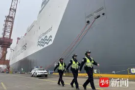 今年首艘！全球最大最环保汽车滚装船在南通交付图片