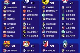 新赛季欧冠联赛对阵出炉，你们想要的豪门对决都有了！图片