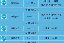 气温即将回升 合理增添衣物图片