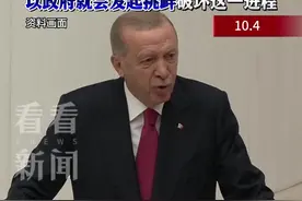 埃尔多安：以色列正不惜一切将战火蔓延整个中东图片
