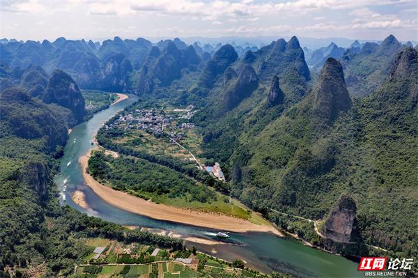 跟着网友游桂林丨在杨堤，当一天“画中人”