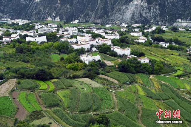 四川乡城：高山脚下的白藏房