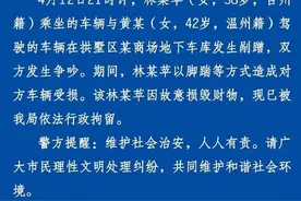 杭州警方通报“保时捷女司机撞车后砸门叫嚣”：已行拘图片