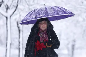 （外代一线）波黑：暴雪来袭图片