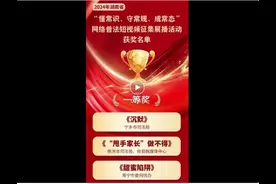 尊宪崇法｜2024年湖南省“懂常识、守常规、成常态”网络普法短视频征集展播活动获奖名单图片