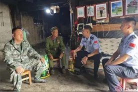 天保边检站：追寻红色记忆，走访慰问越战老兵图片