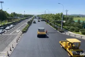 全长11.374公里，华中路跨海大桥至正阳西路段中修项目主体完工通车图片