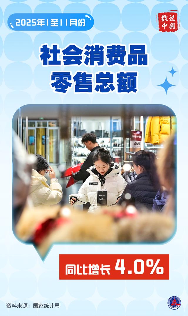 数说中国丨11月份国民经济延续稳中有进发展态势