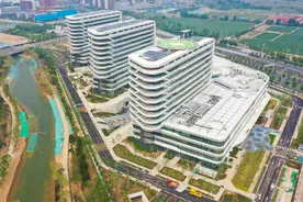 山大二院起步区新院落成，规模宏大外观秀丽不久将启用图片
